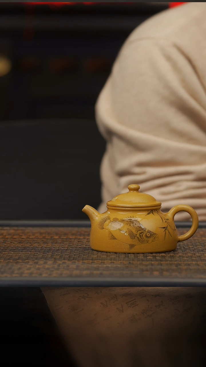 【闪购商品】紫砂茶壶51空山造器QM 黄金段