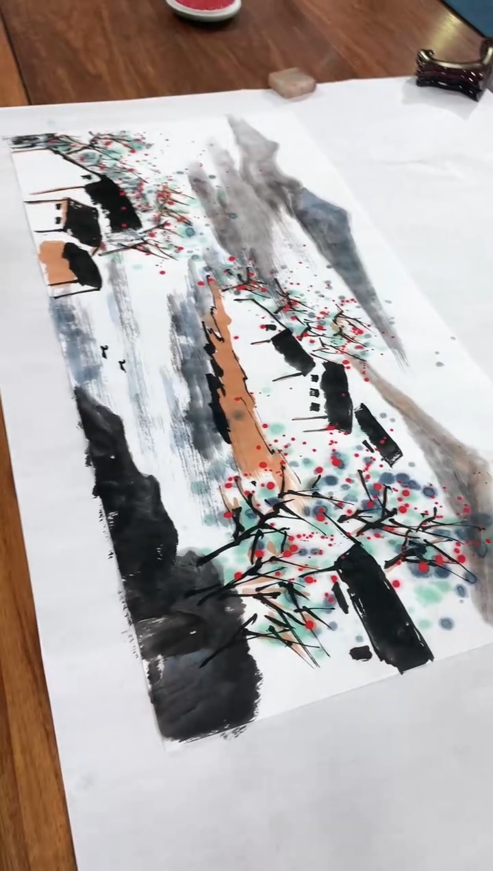 【闪购商品】绘画9周俊鸣绘画作品68*34