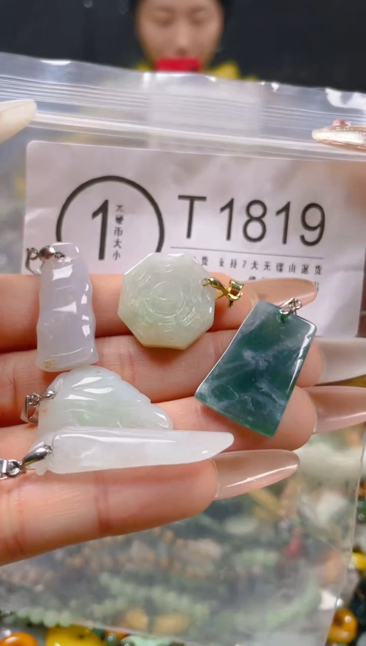 【闪购商品】翡翠颈饰未镶嵌/T/翡翠A货一图一物