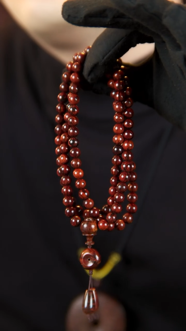 【闪购商品】降真香手串/手链海南红降土埋玉化料手串