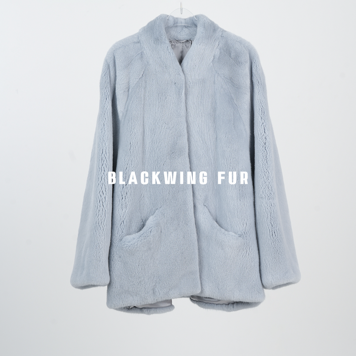  [黑翼.中式]秋冬新款女装高奢气质设计感进口水貂皮草