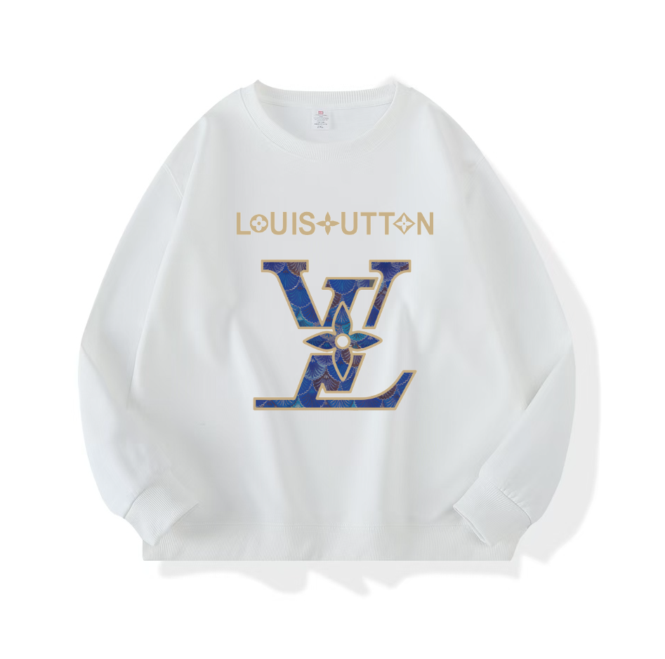 2025潮牌秋冬款 印花圆领宽松百搭时尚情侣简约透气 长袖卫衣666