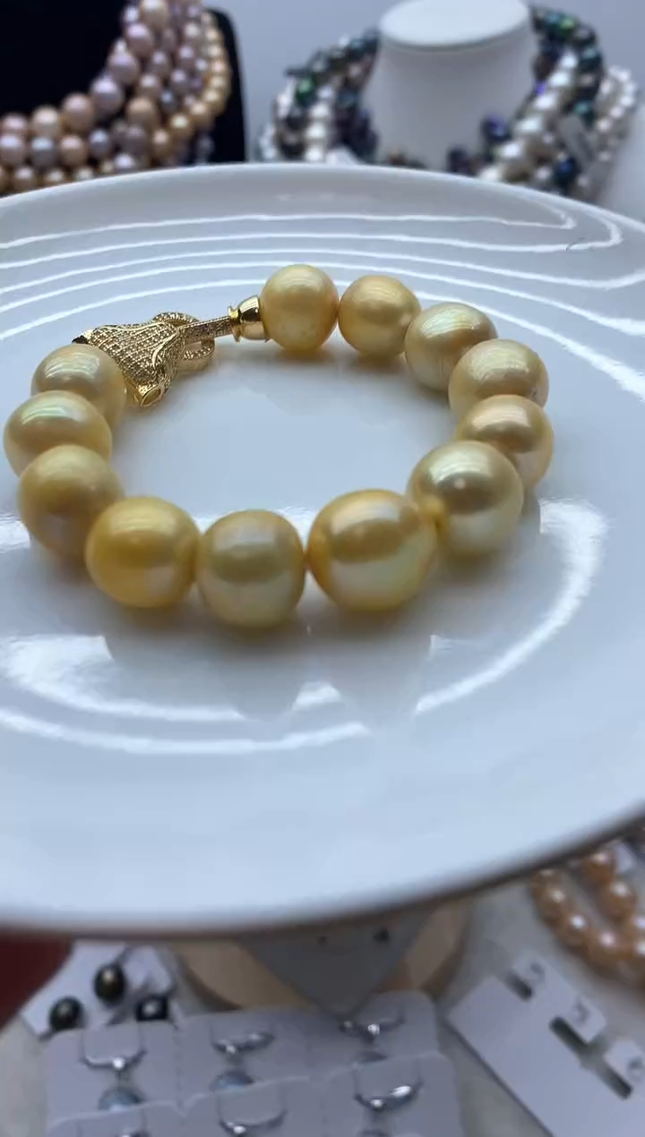 【闪购商品】淡水珍珠颈饰钛钢26