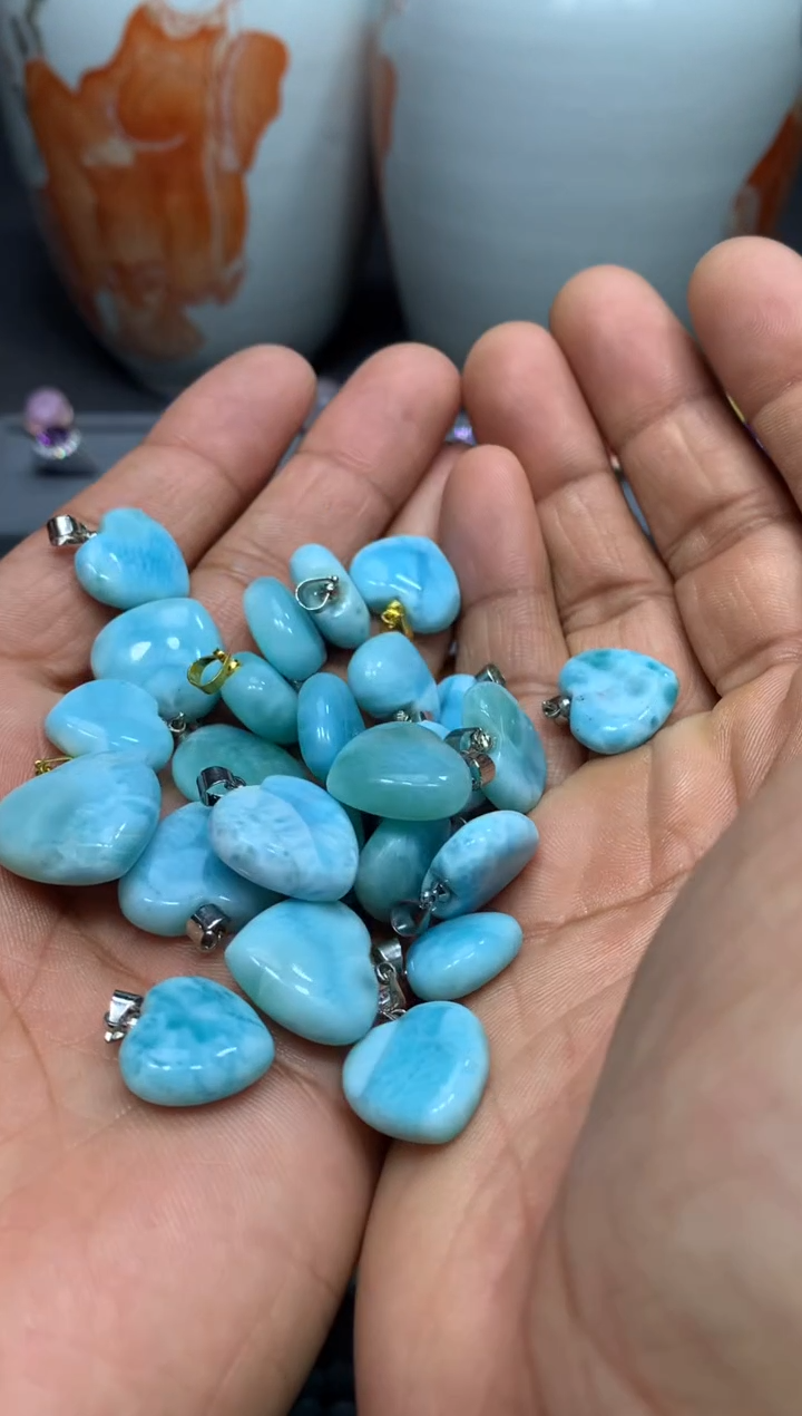 【闪购商品】针钠钙石（海纹石）颈饰未镶嵌W46（随机性发货只发一单）