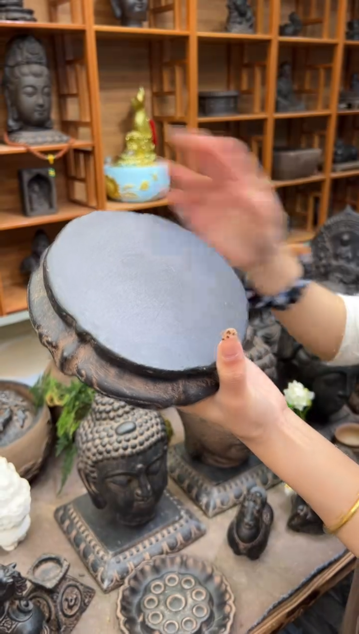 陶土【火山泥】金箍坛底座