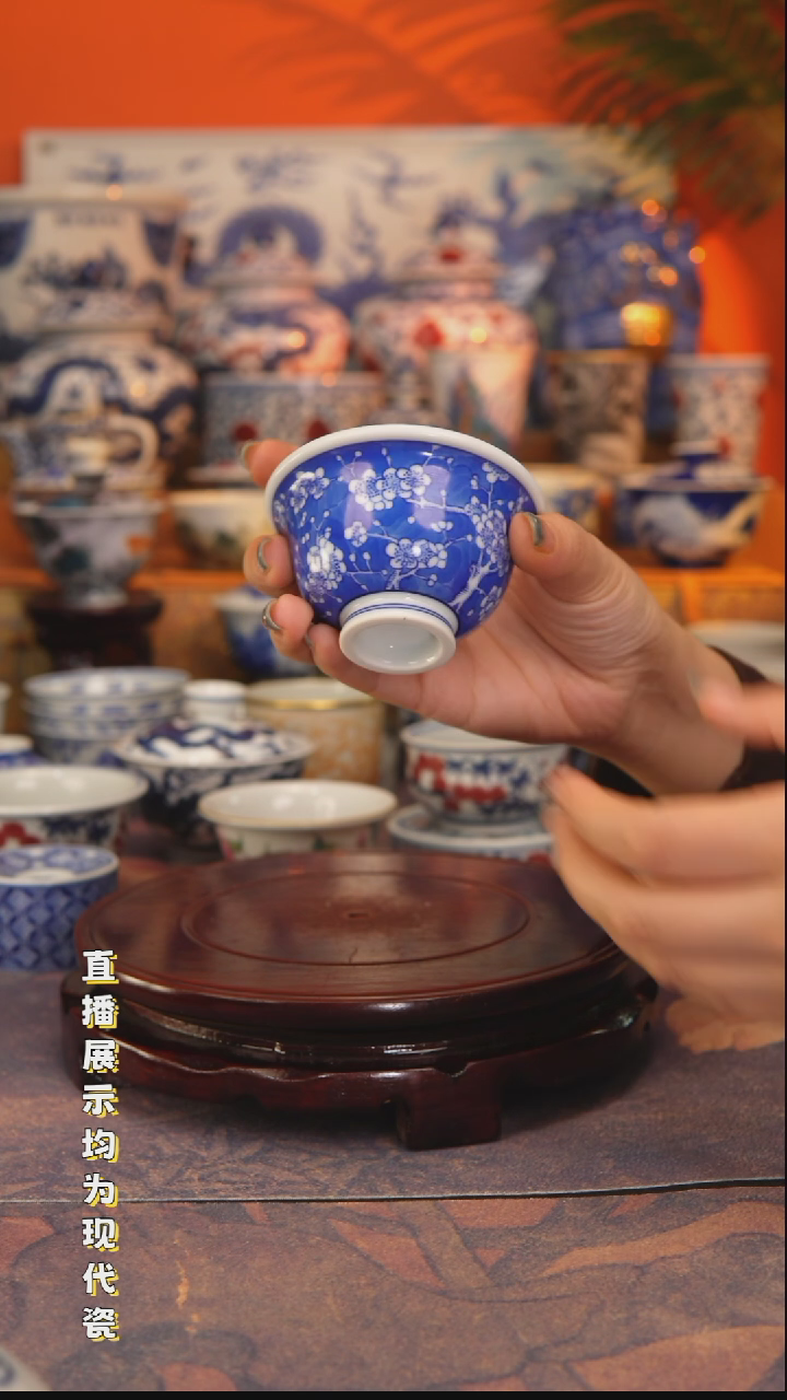 景德镇手工手绘陶瓷杯