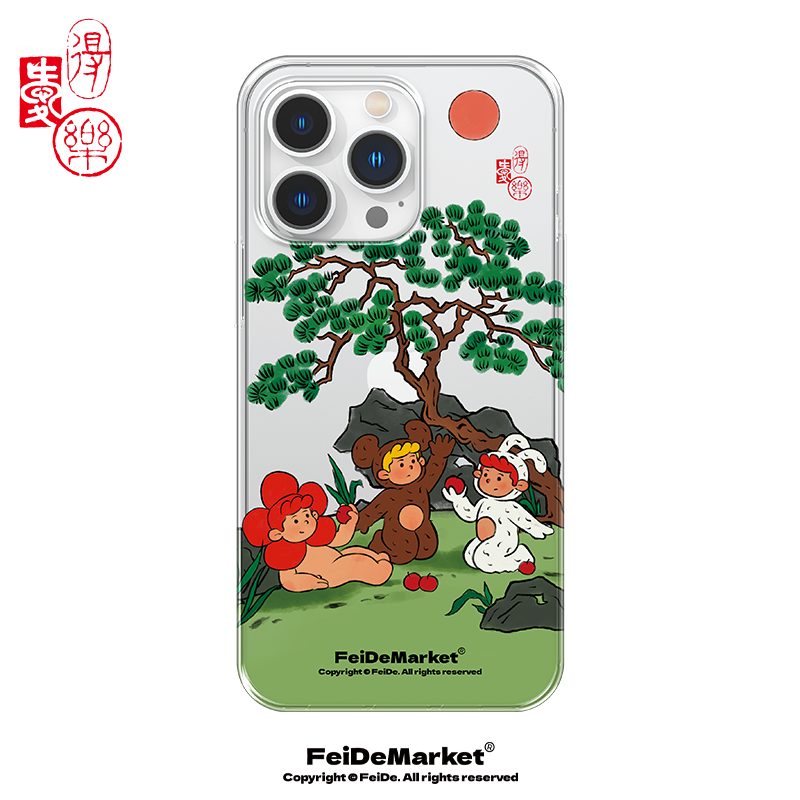 FeiDe Market 主理人合作-松下乘凉-适用苹果iPhone13-16手机壳