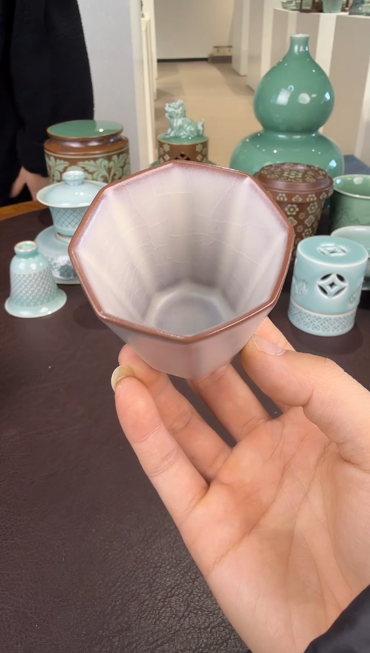 青瓷手工茶器包邮不带礼盒