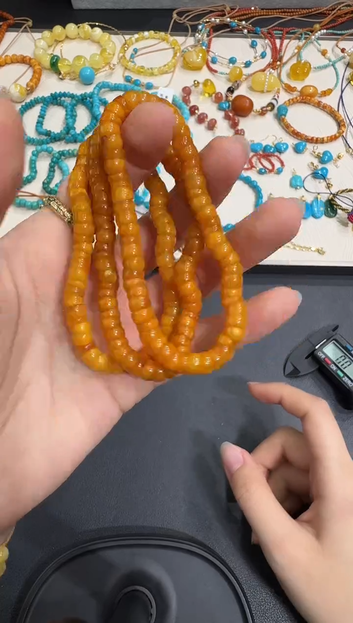 手串琥珀未镶嵌X1220-1195-7多样性一件