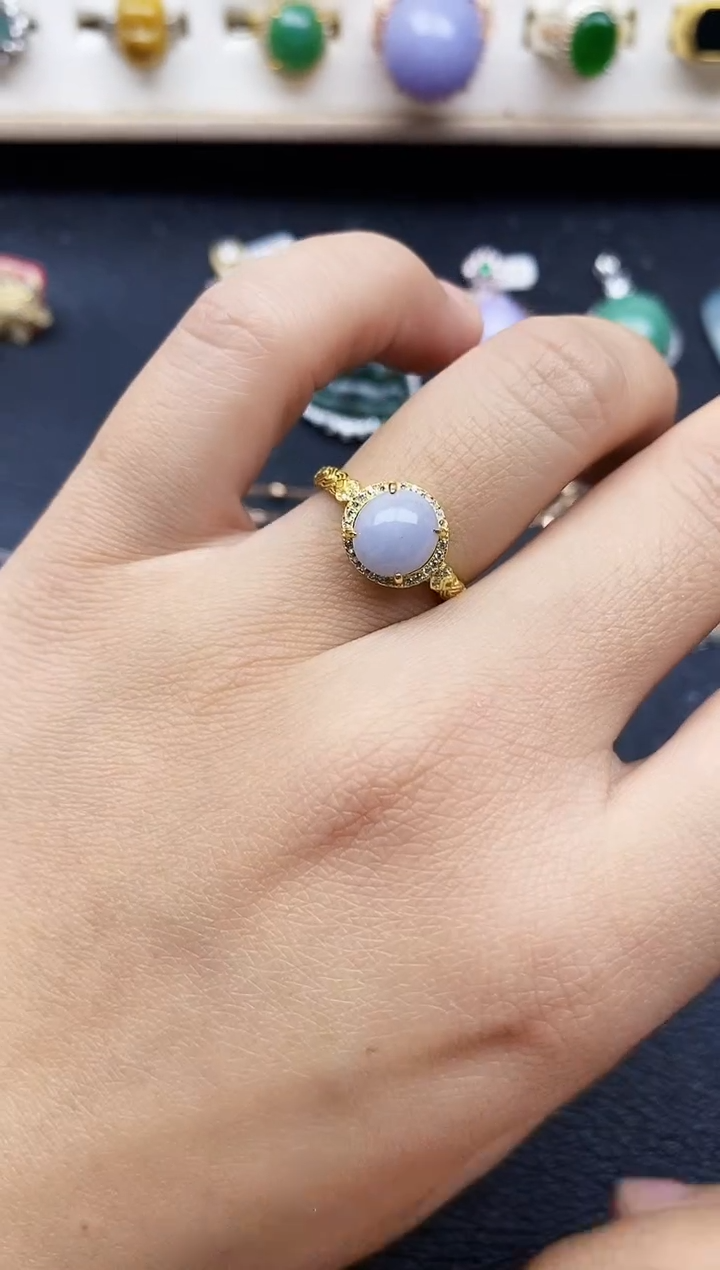 【闪购商品】翡翠戒指银S925镶嵌11111