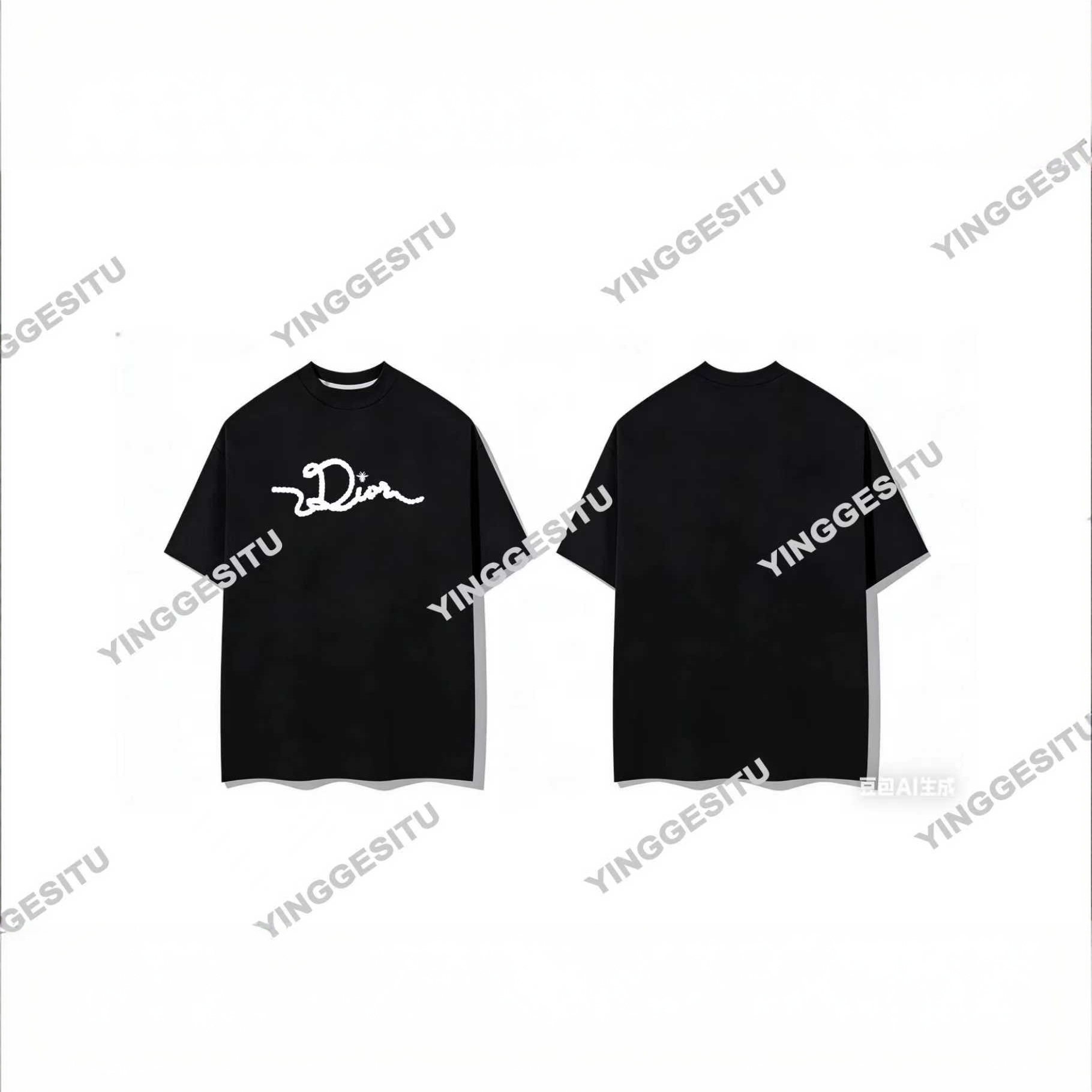 【1号链接】春夏新款潮流百搭宽松男女舒适纯棉半袖-22004#