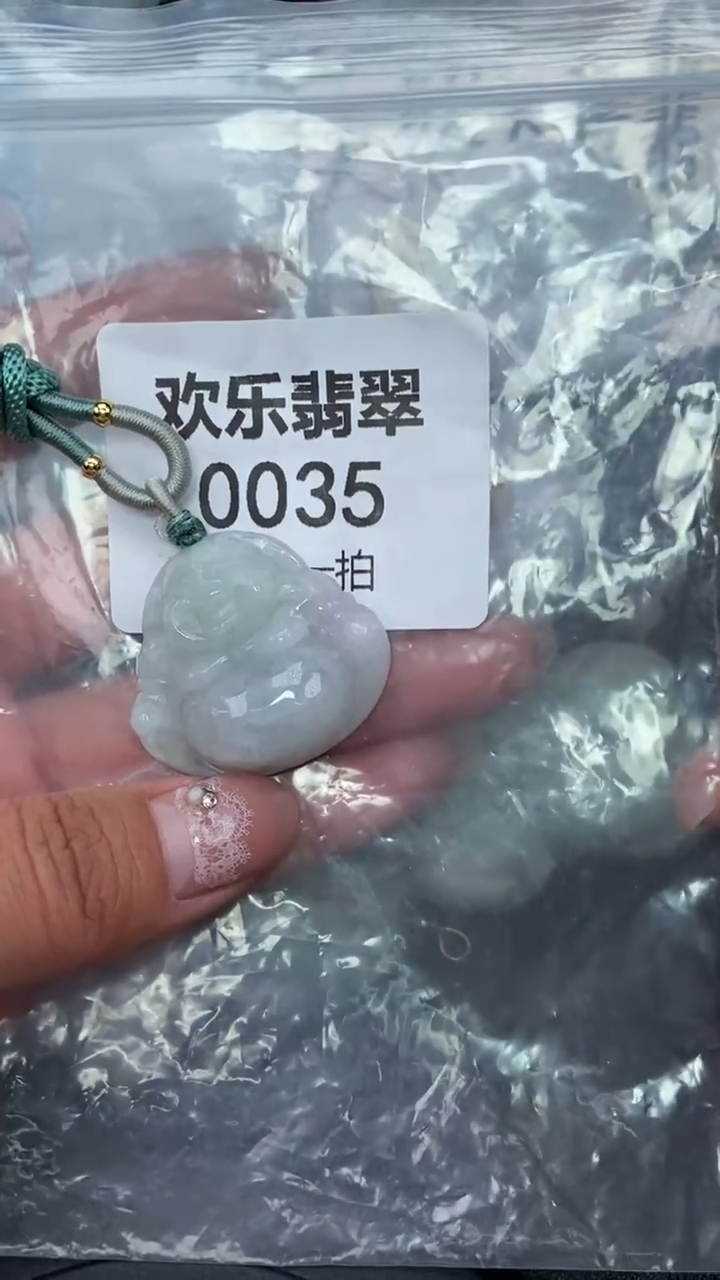 颈饰未镶嵌翡翠缅甸天然翡翠0035