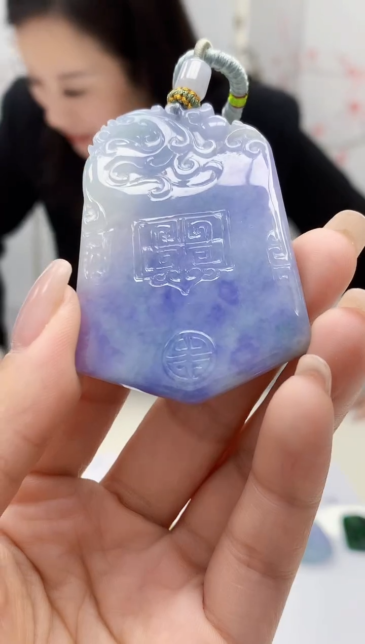 定制翡翠未镶嵌4852lr-毛货挂件67