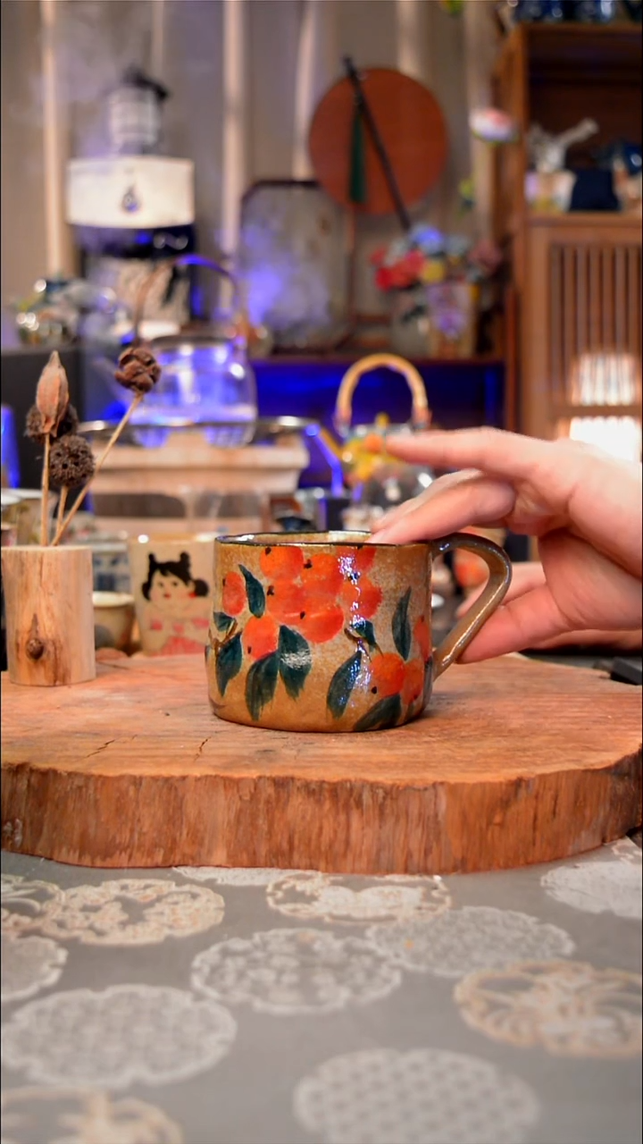 【闪购商品】杯子琵琶手工手绘手工手绘