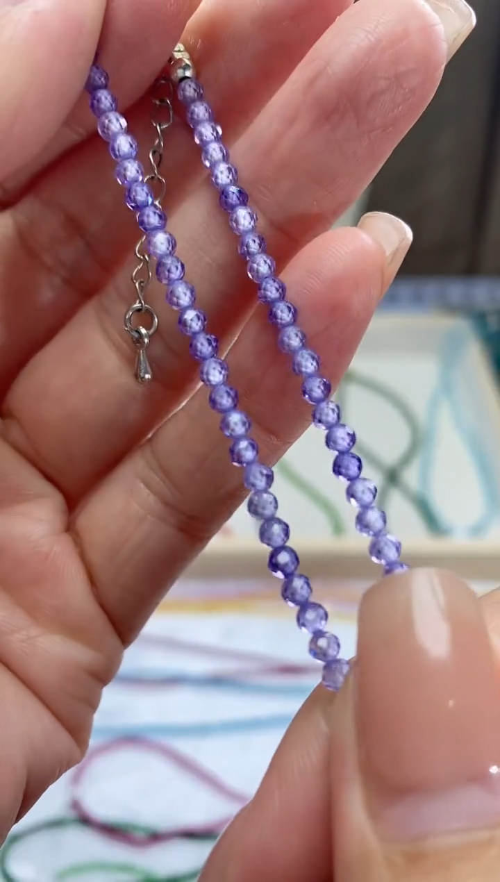 【闪购商品】钻石颈饰银S925镶嵌诗颜甄选珠宝SYZB47