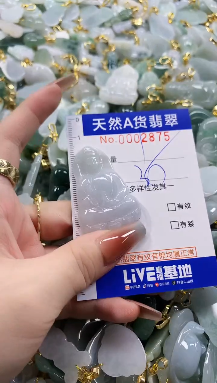 颈饰未镶嵌翡翠天然A货翡翠