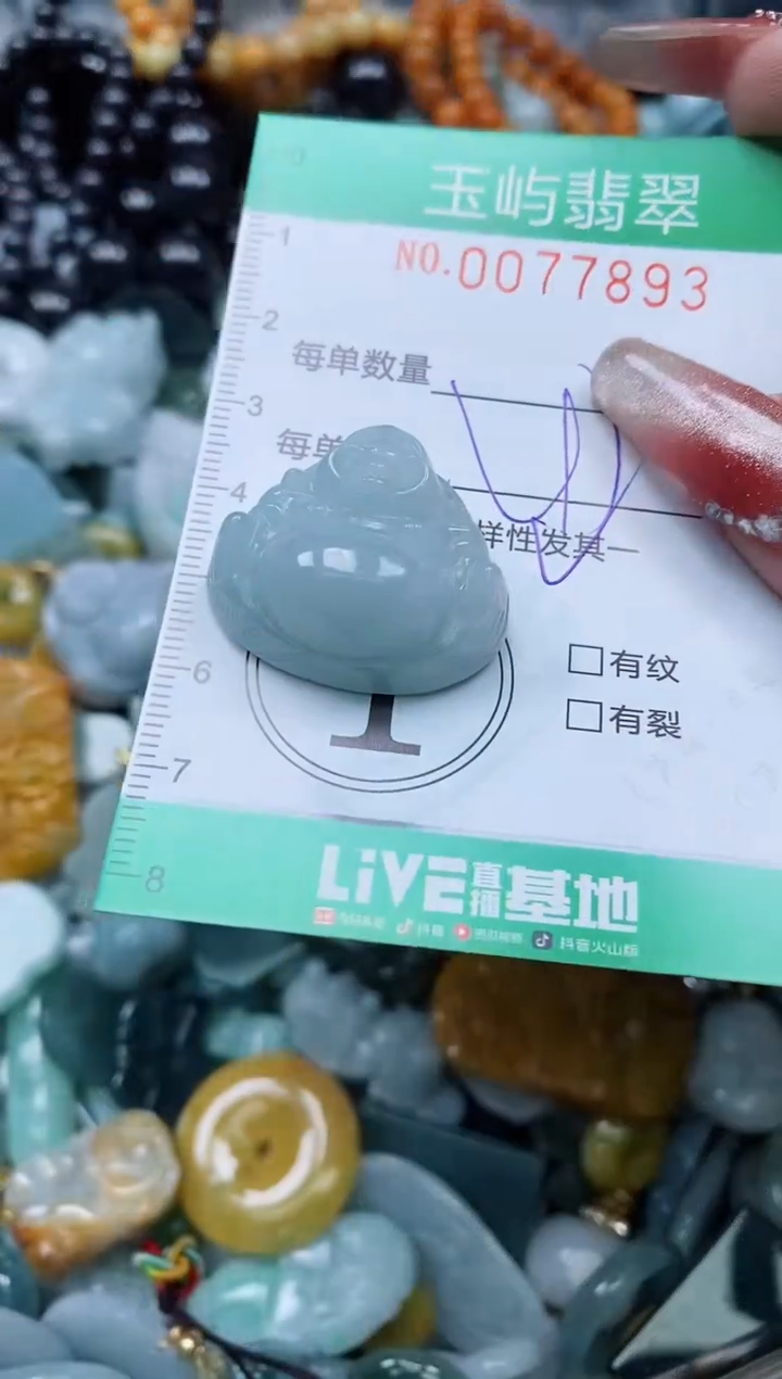 【闪购商品】翡翠颈饰未镶嵌闪购0077893多样性发其一