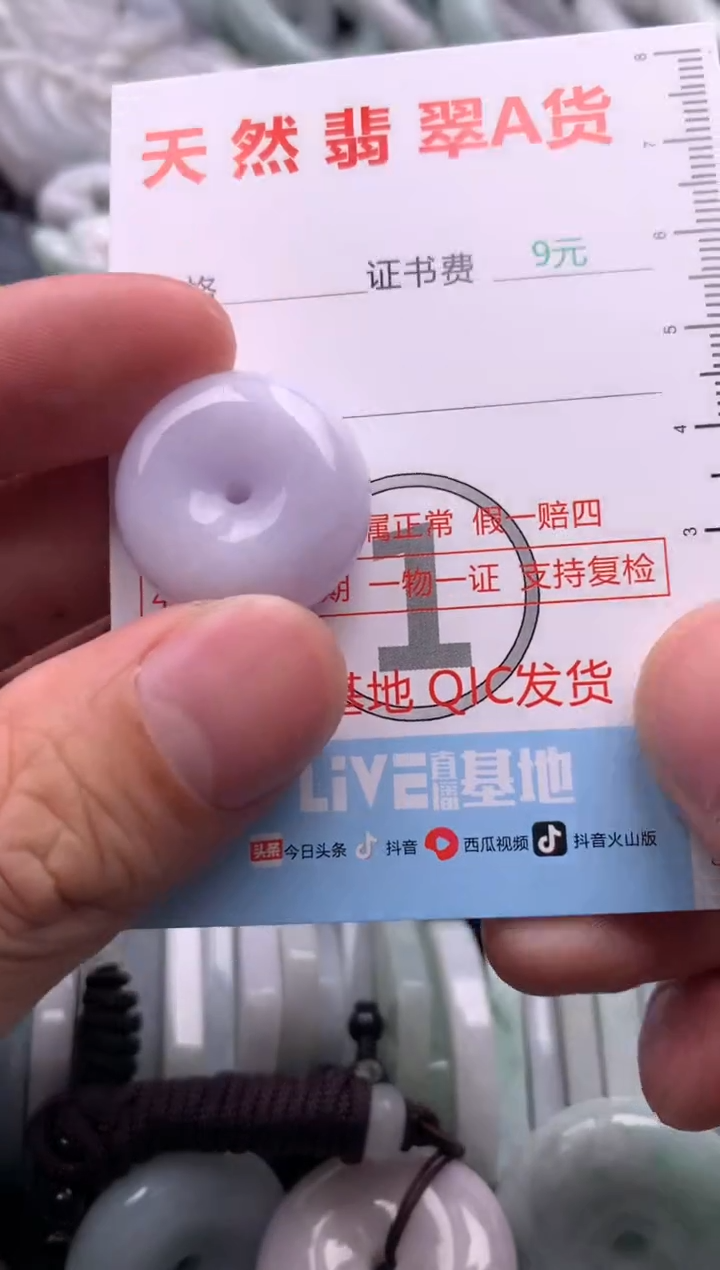 翡翠未镶嵌吊坠(不含链)1