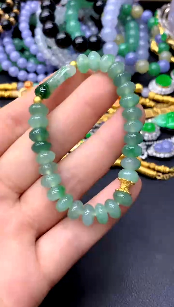 未镶嵌手链翡翠380-中国好珍宝