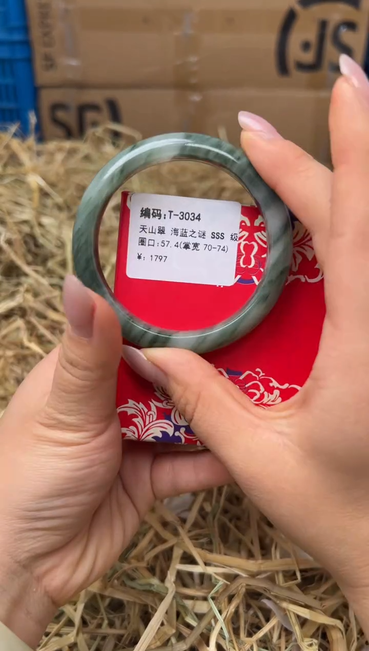 未镶嵌手镯石英质玉T-3034