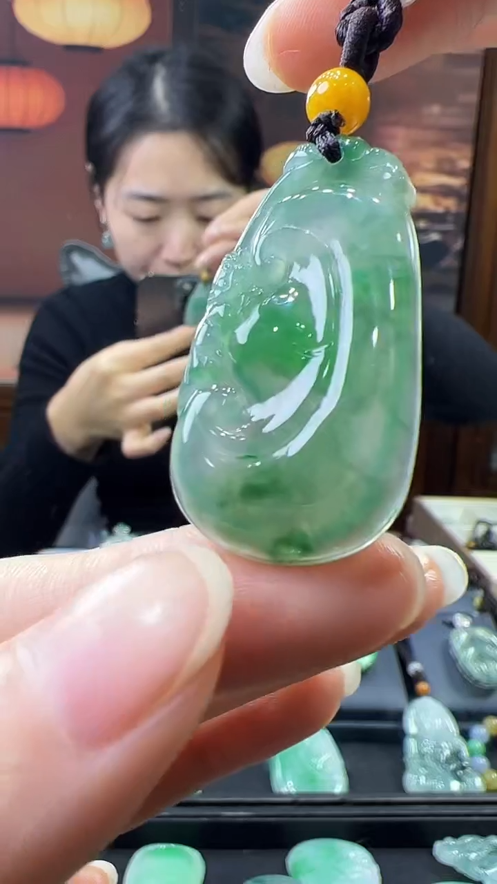 未镶嵌挂件翡翠如意