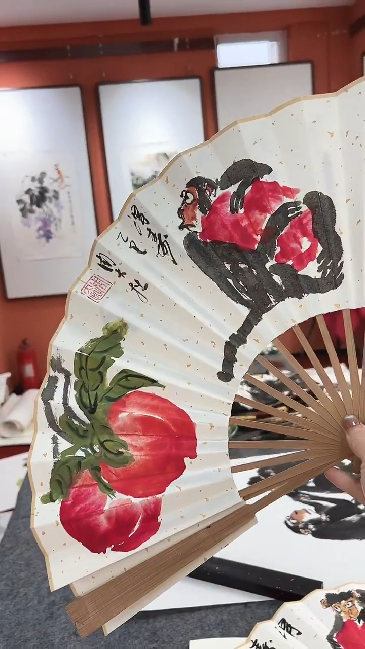 国画周大拙/国画/扇面
