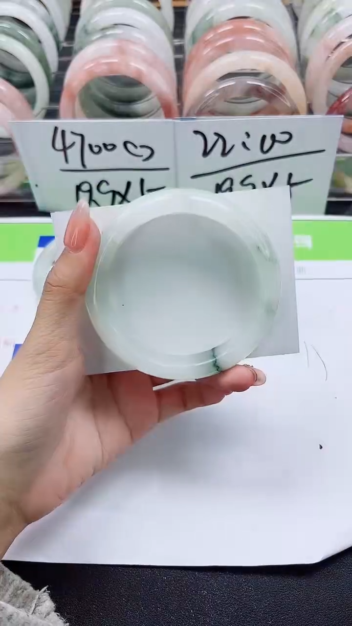 【闪购商品】石英质玉手镯合金A261-58/60