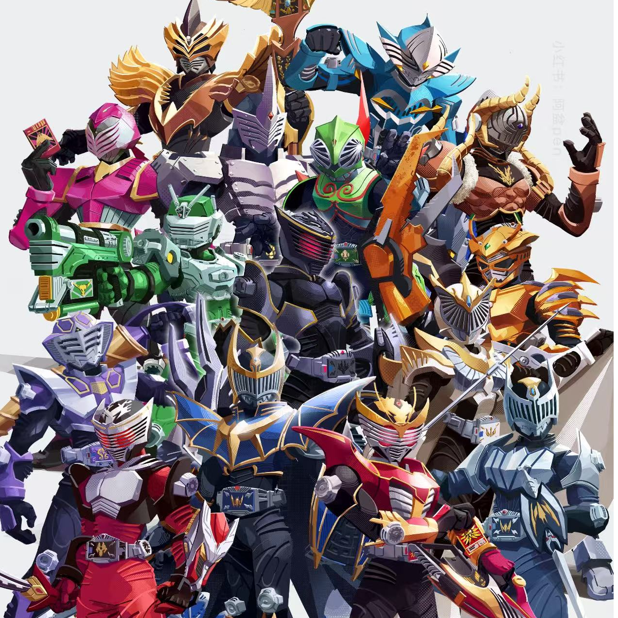 假面骑士潮玩真骨雕空我甲斗达古巴盲盒积木！拆开不退不换！