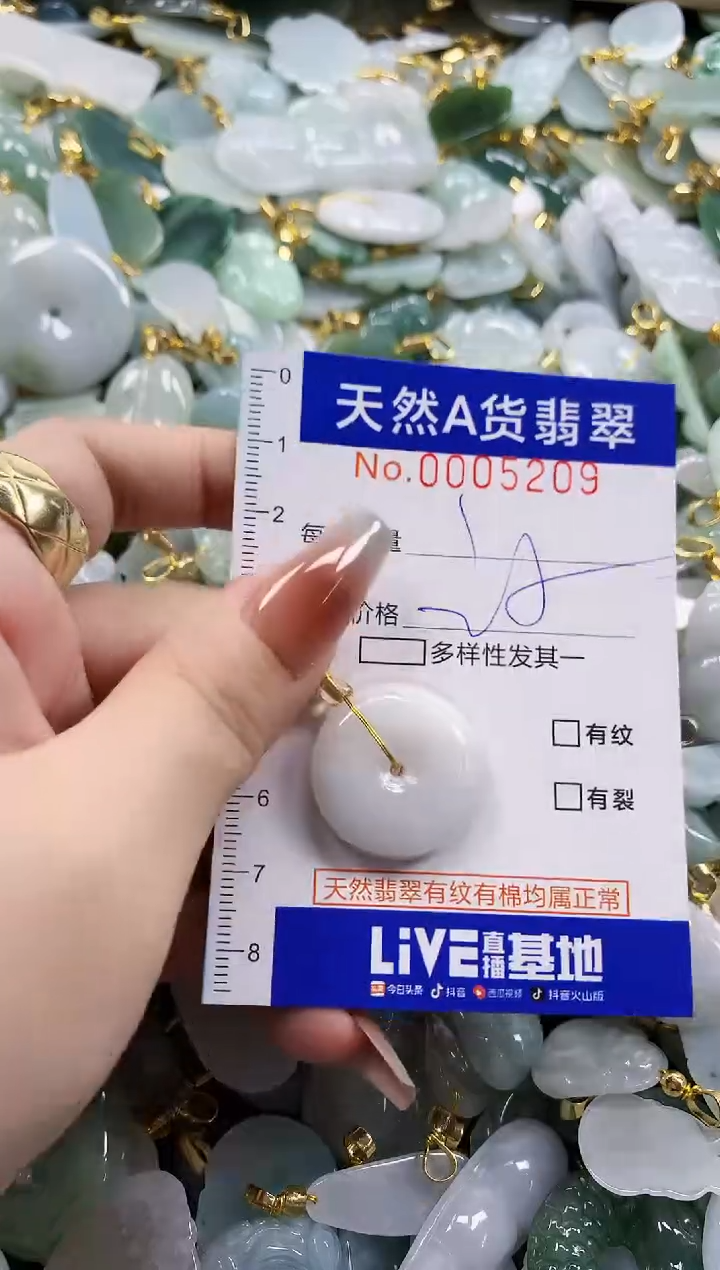 颈饰未镶嵌翡翠天然A货翡翠