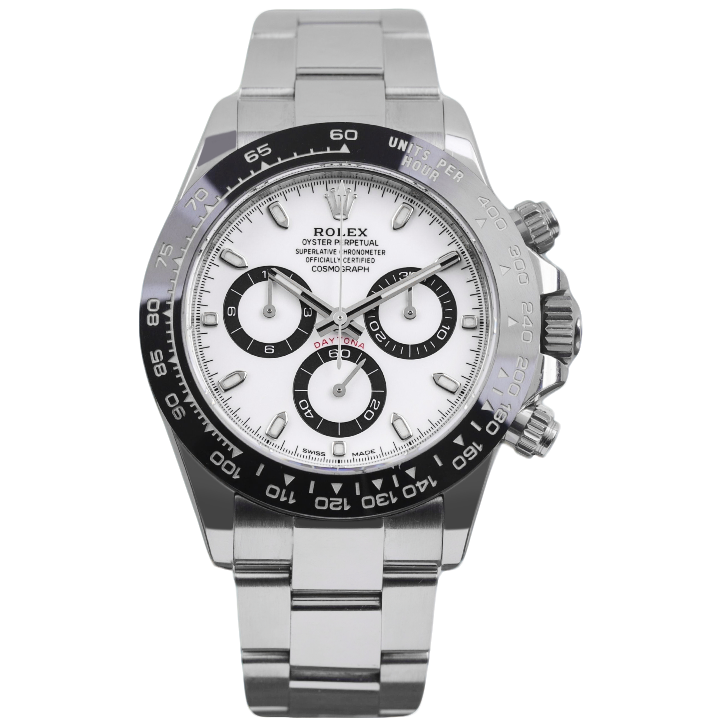 95新 Rolex/劳力士 23年全套 白熊猫迪116500LN 蚝式钢材质