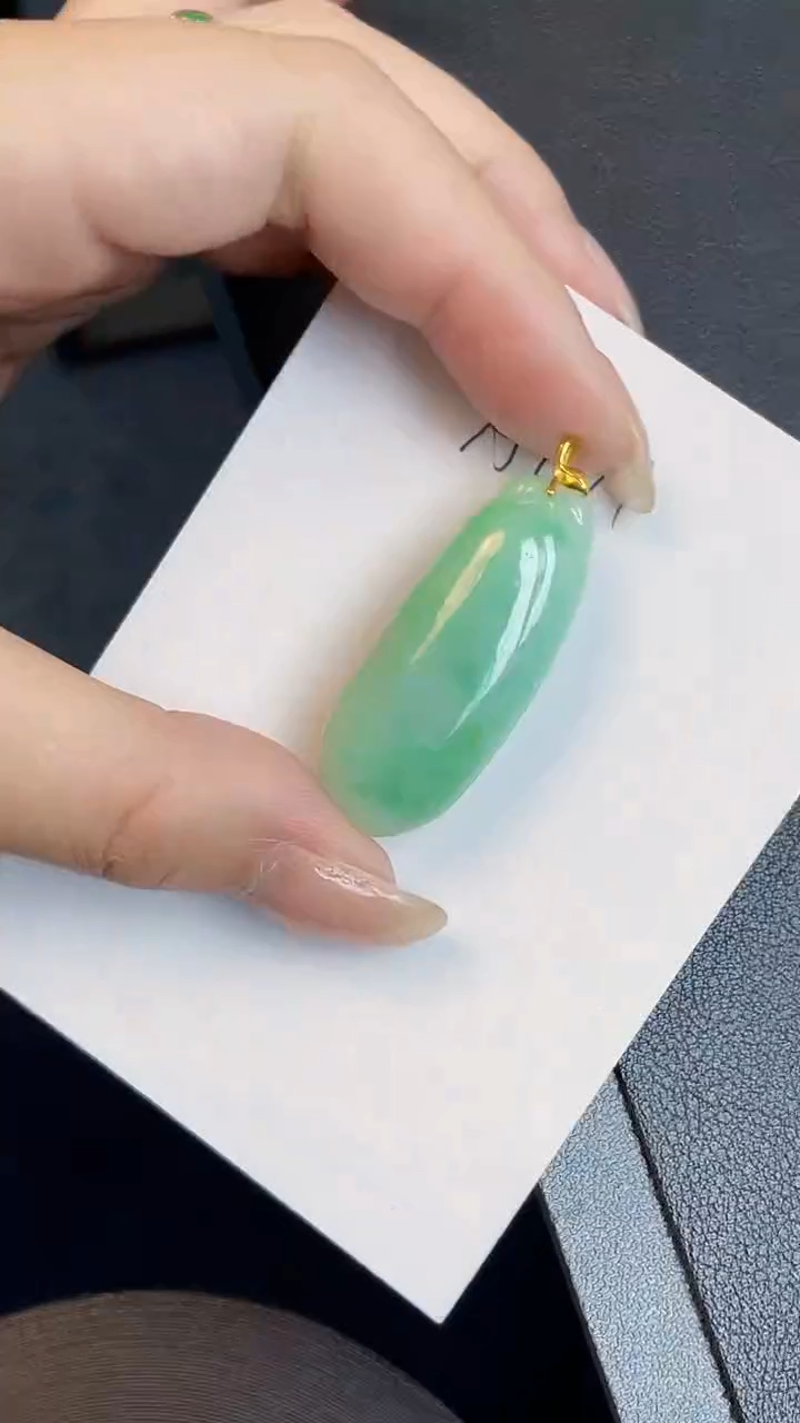 【闪购商品】翡翠颈饰18K金镶嵌00000000