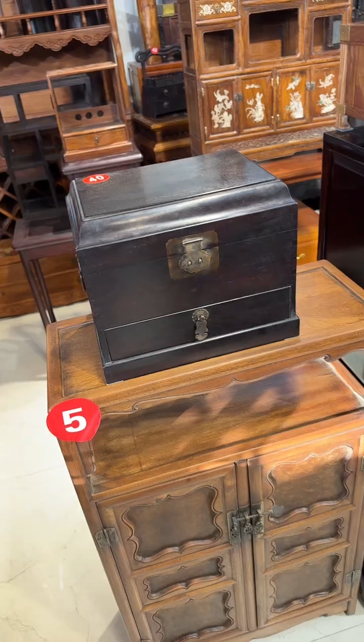 【闪购商品】木木艺紫檀一抽屉官箱950.888