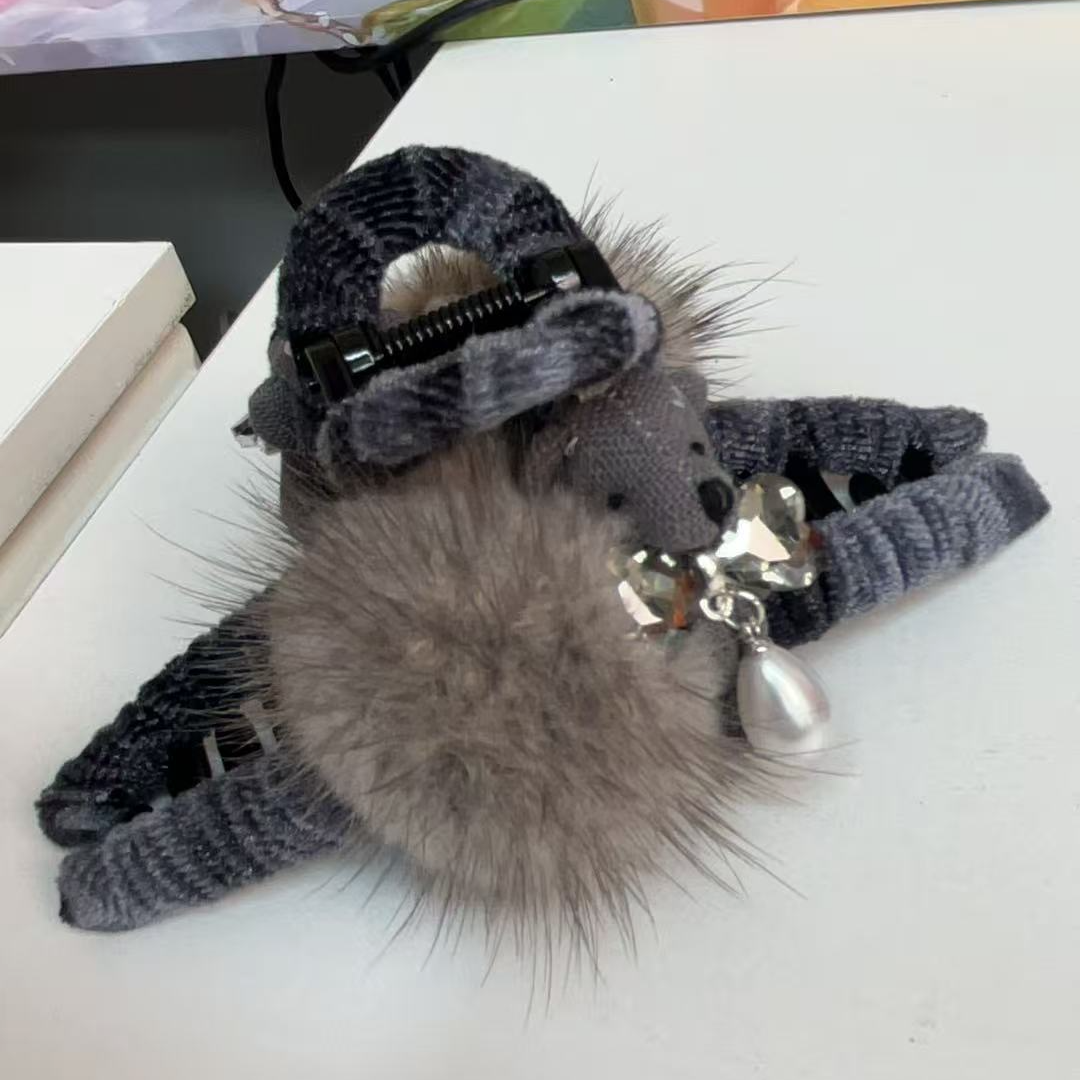 FNQ392日韩女CHIC风抓夹千金风发夹发饰鲨鱼夹时尚可爱百搭