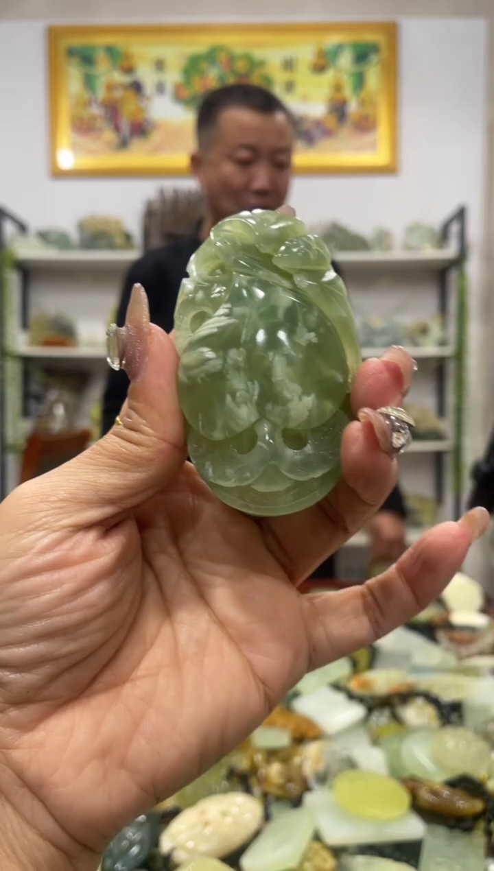 【闪购商品】岫玉手把未镶嵌              