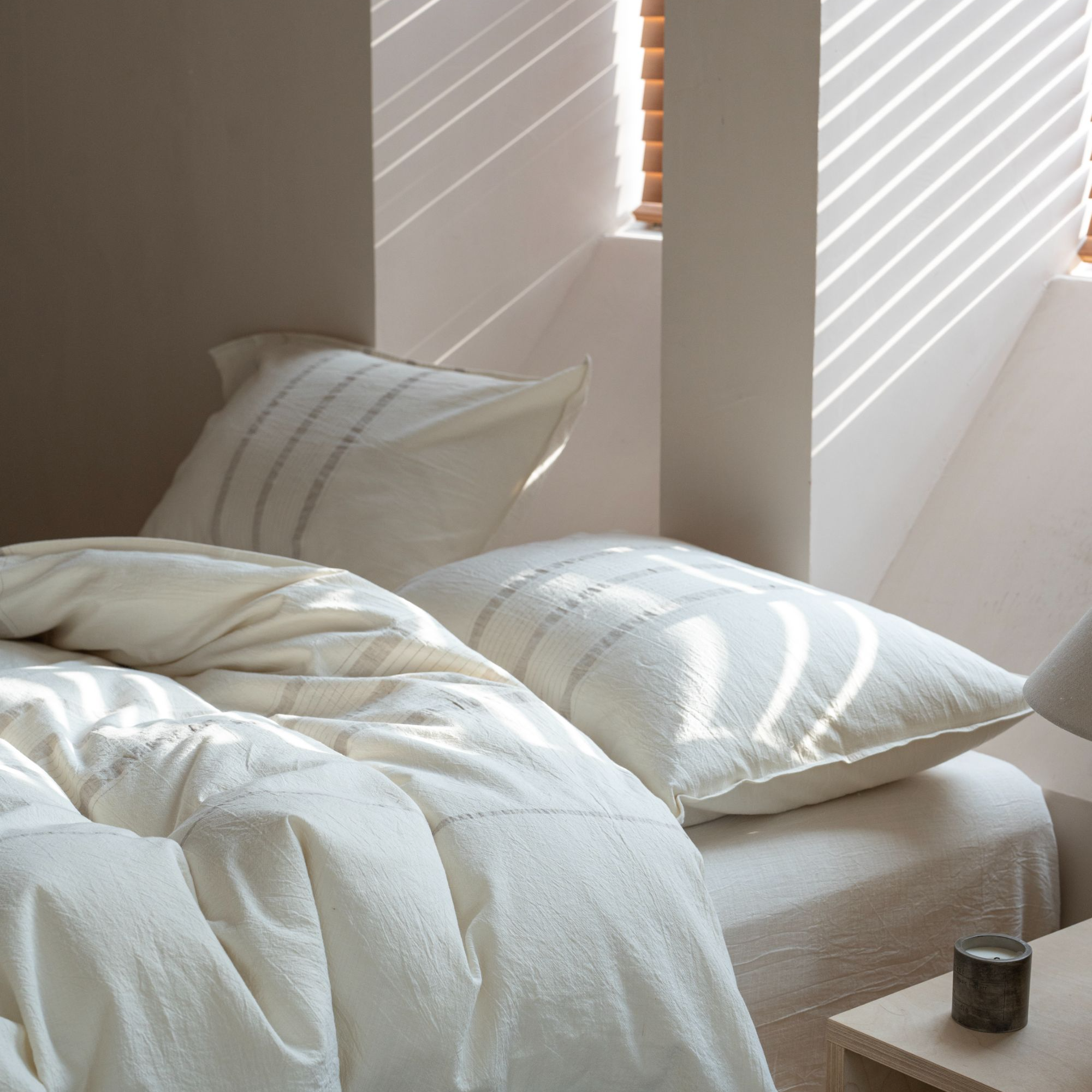 【问道】素雅国风黄金雨露麻提花四件套 纽扣款干爽舒适透气高级款