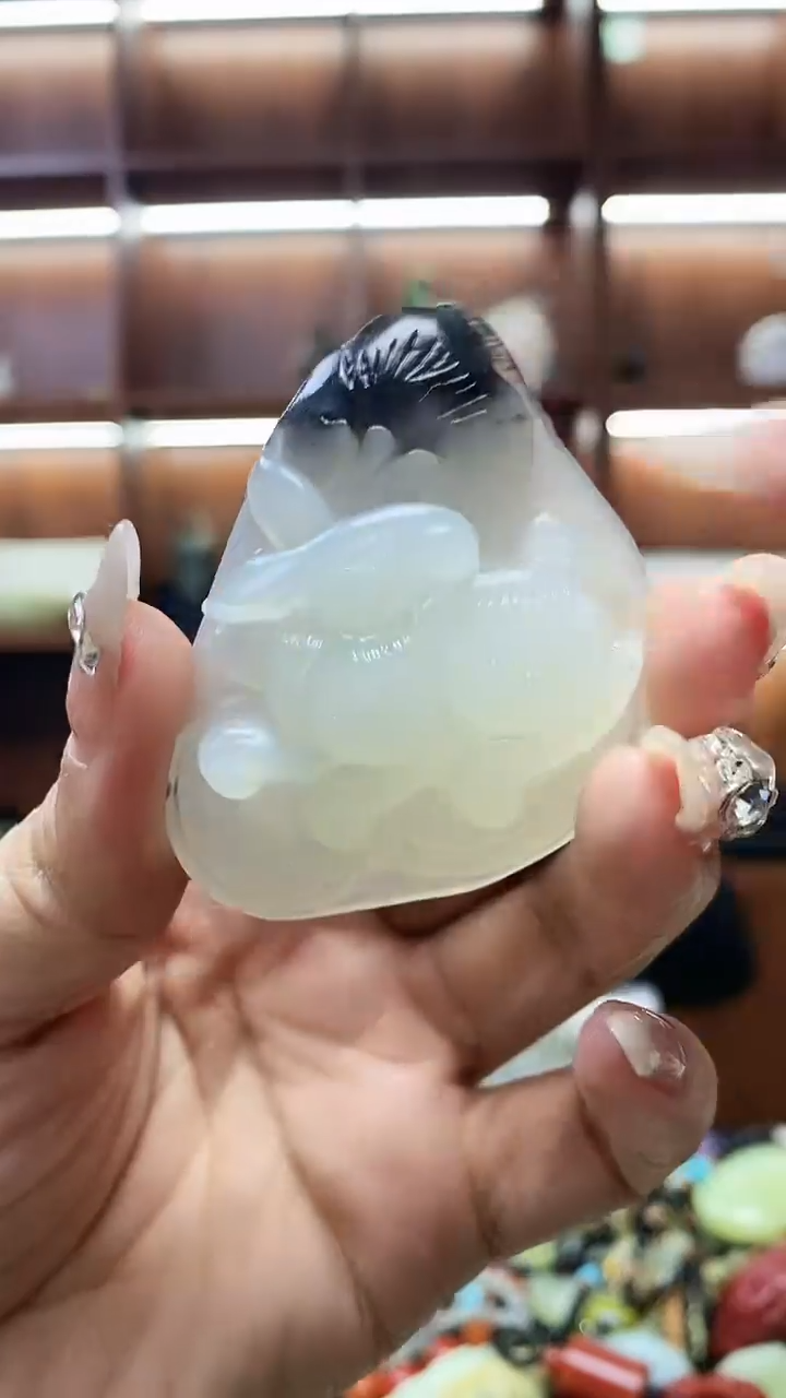 未镶嵌岫玉挂件 