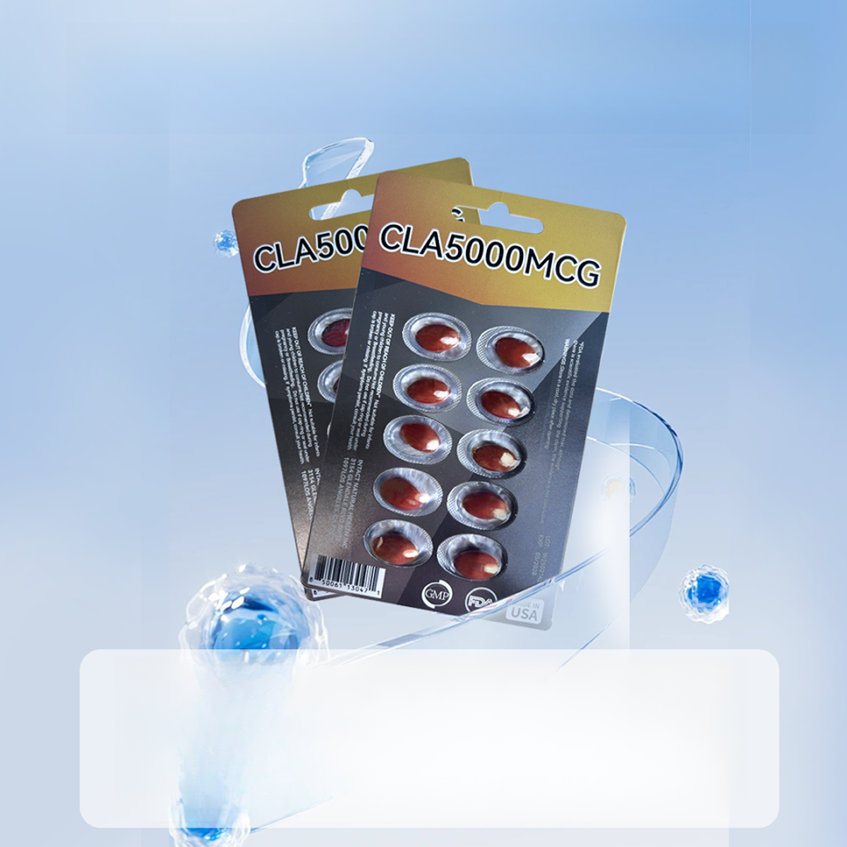 cellsmart labo薄死你的纸片人红丸子！极地纯粹CLA软胶囊 50粒/袋