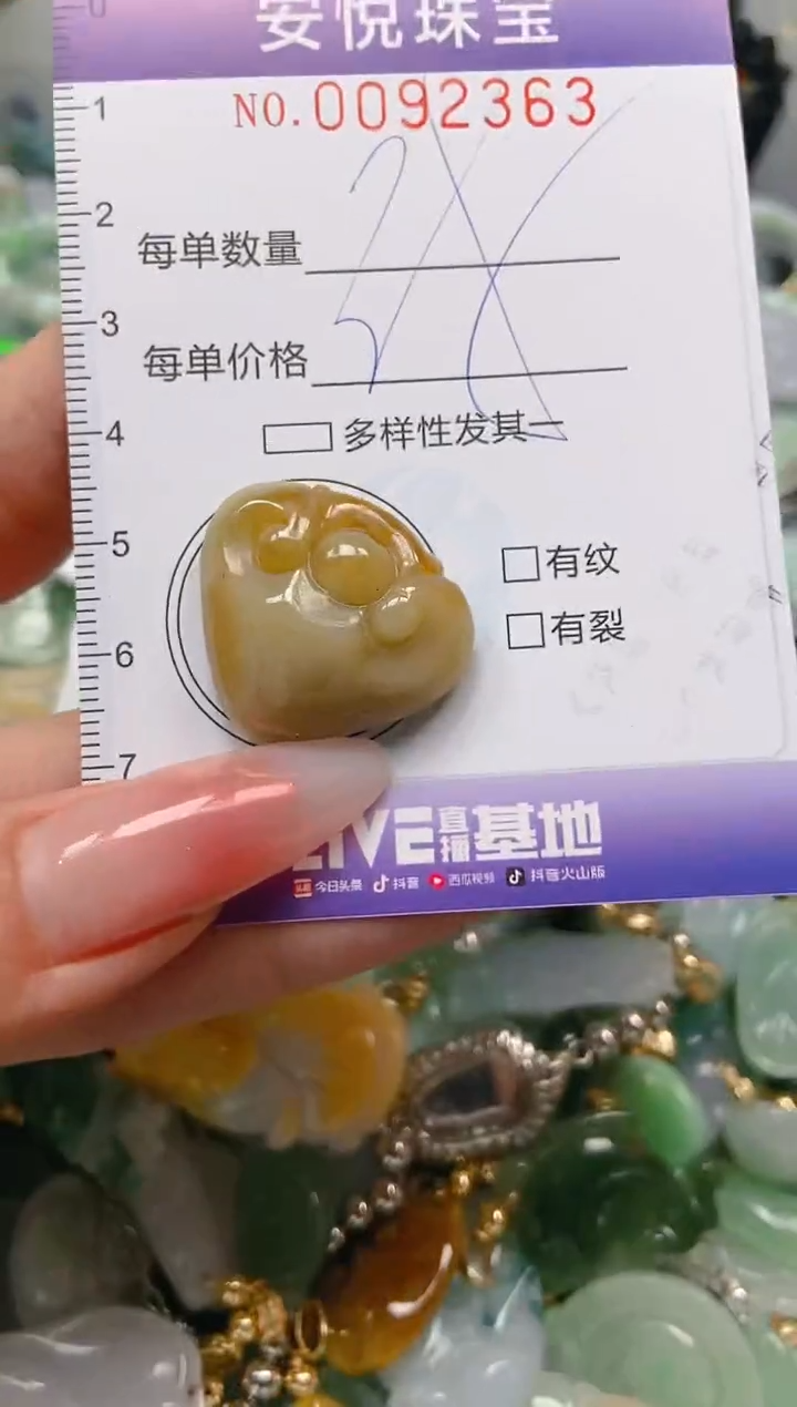 【闪购商品】翡翠颈饰未镶嵌闪购0092363