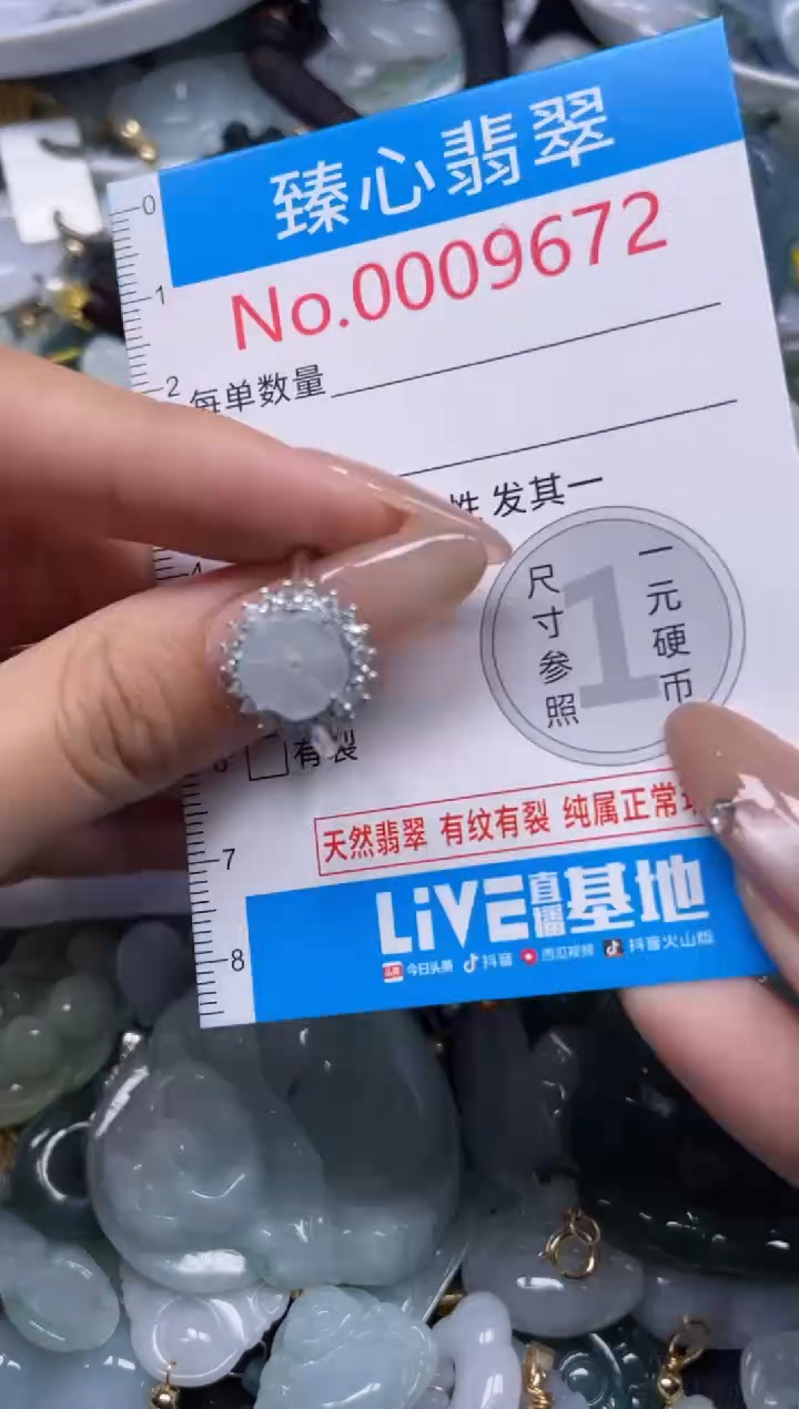 颈饰未镶嵌翡翠9672