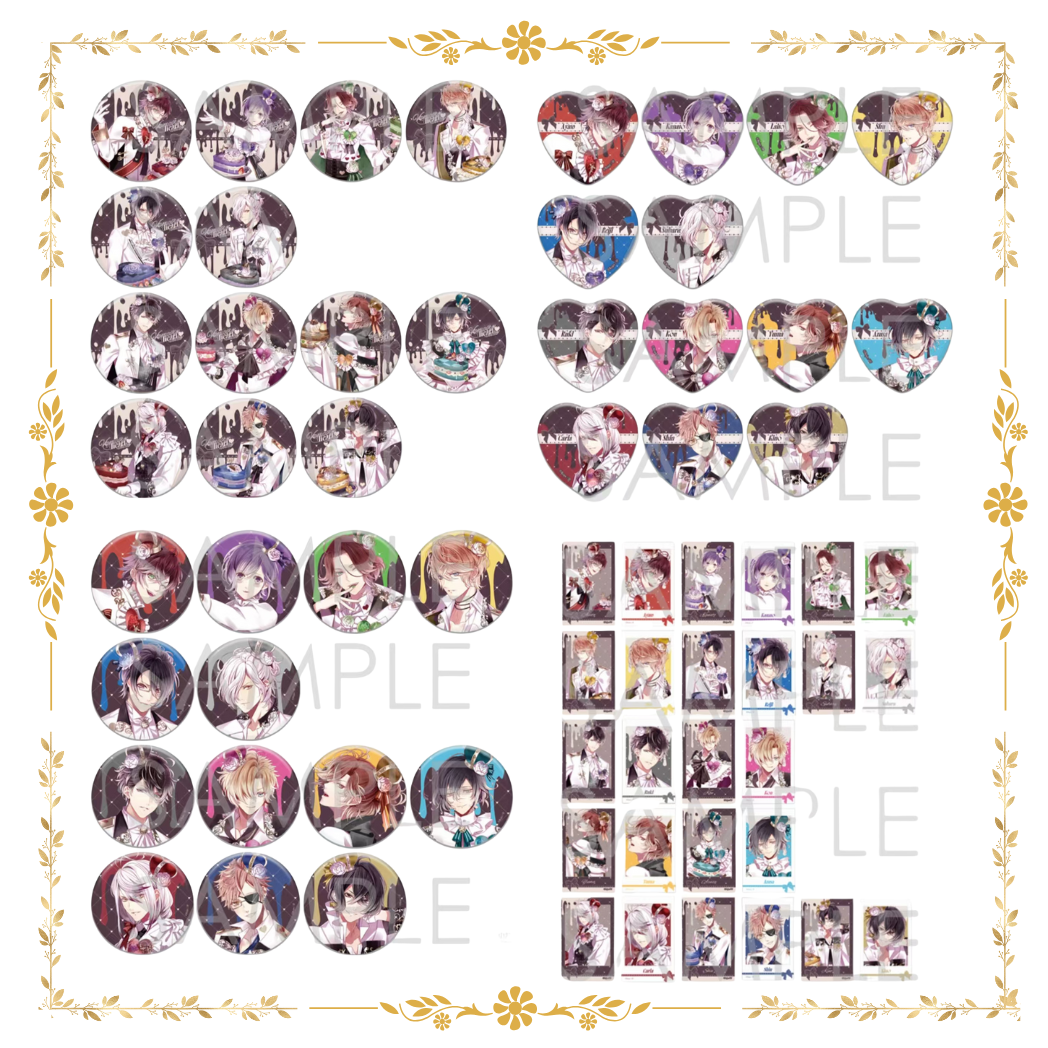 【魔鬼恋人】甜心糕点/美女吸血鬼/月兔沐夜/真万魔殿 吧唧 拍立得