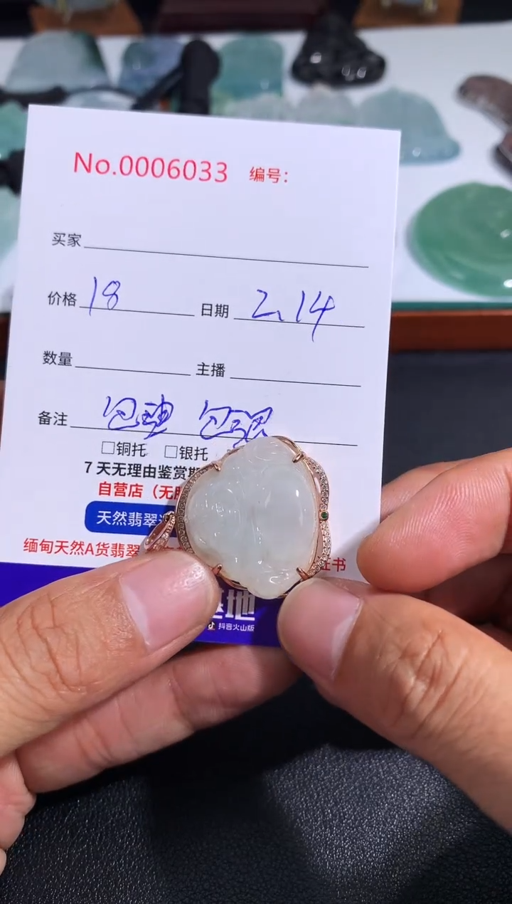 【闪购商品】翡翠颈饰未镶嵌黎