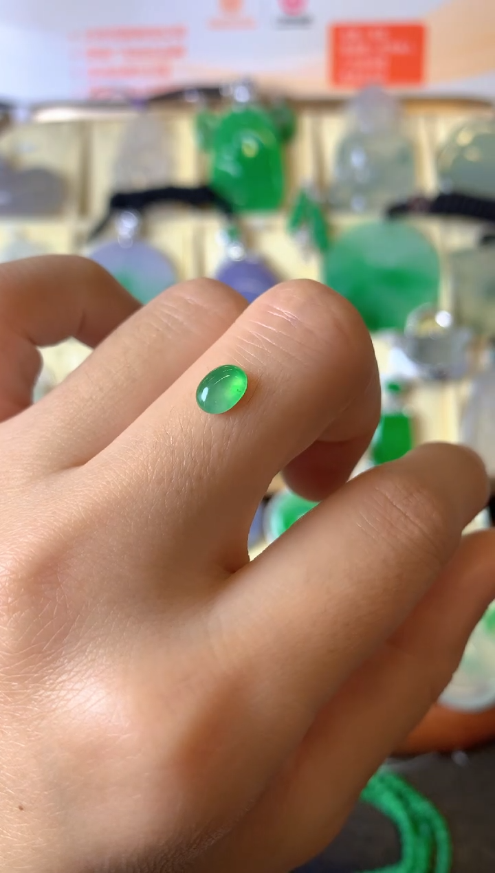 【闪购商品】定制翡翠未镶嵌1裸玉（客户意向镶嵌）