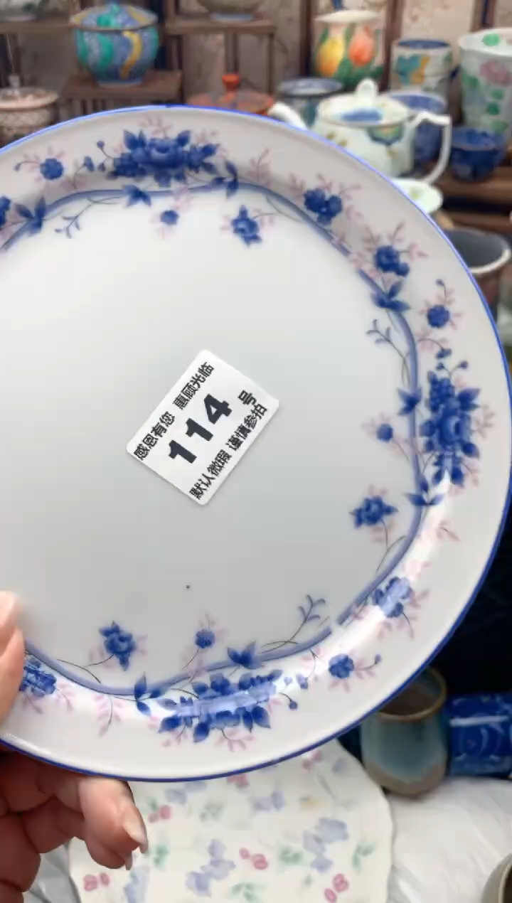 瓷片菠*?114号九姑娘工艺品瓷器