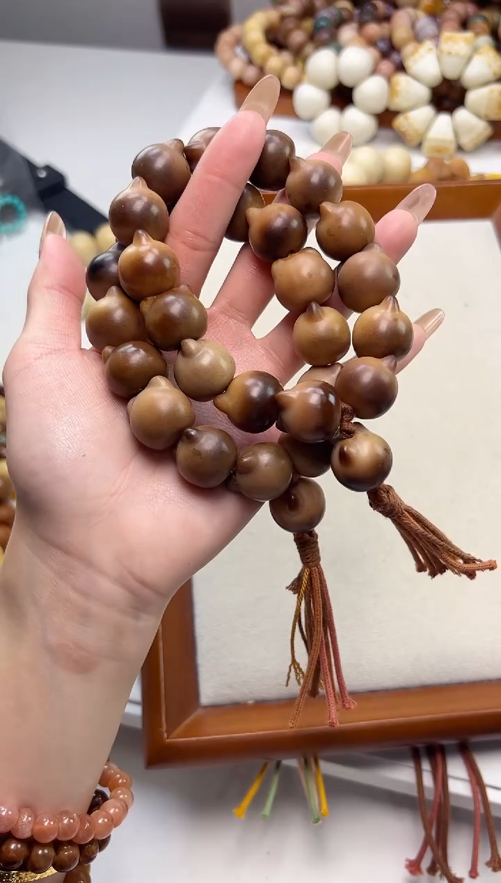 手串菩提根/象牙果沐k07暹罗猫干磨猫猫头20mm手持（现穿）