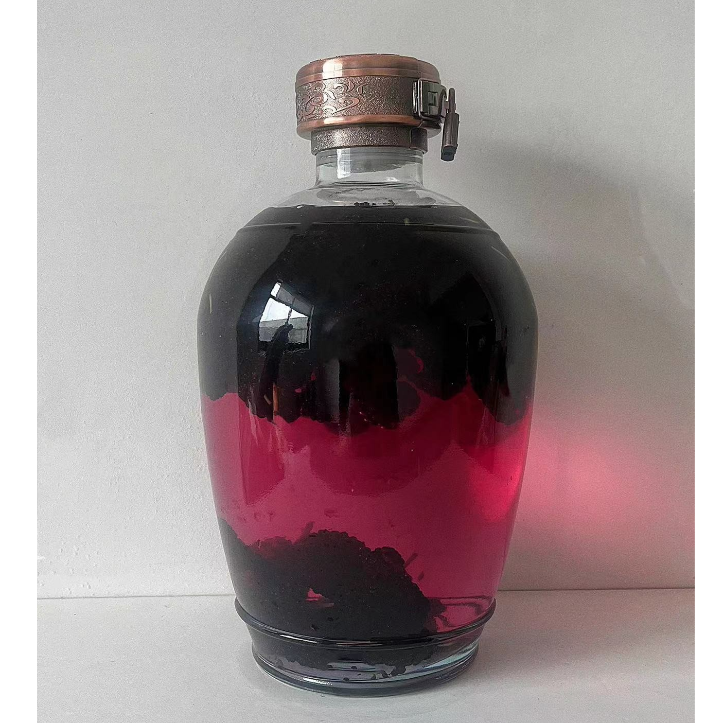 新酒新原浆泡桑葚2L白酒泡750g桑葚