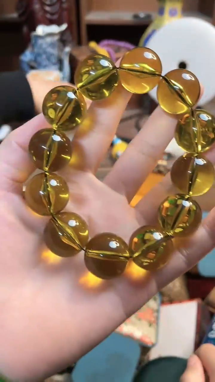 【闪购商品】琥珀手串未镶嵌玉瑞专属精选摆件
