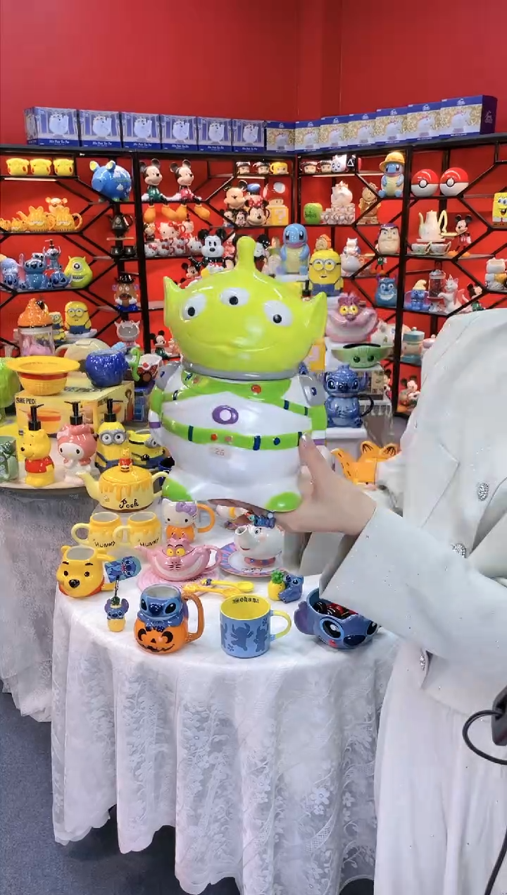 【闪购商品】.@@三眼仔饼干罐陶瓷