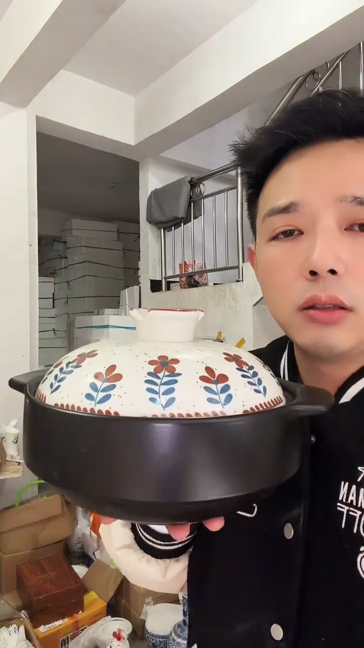 陶瓷用****0花朵陶瓷干锅花朵陶瓷干锅