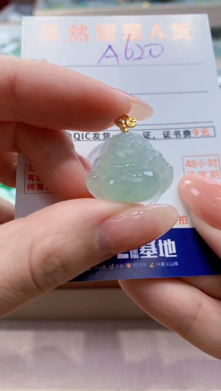 颈饰未镶嵌翡翠 天然缅甸a货翡翠