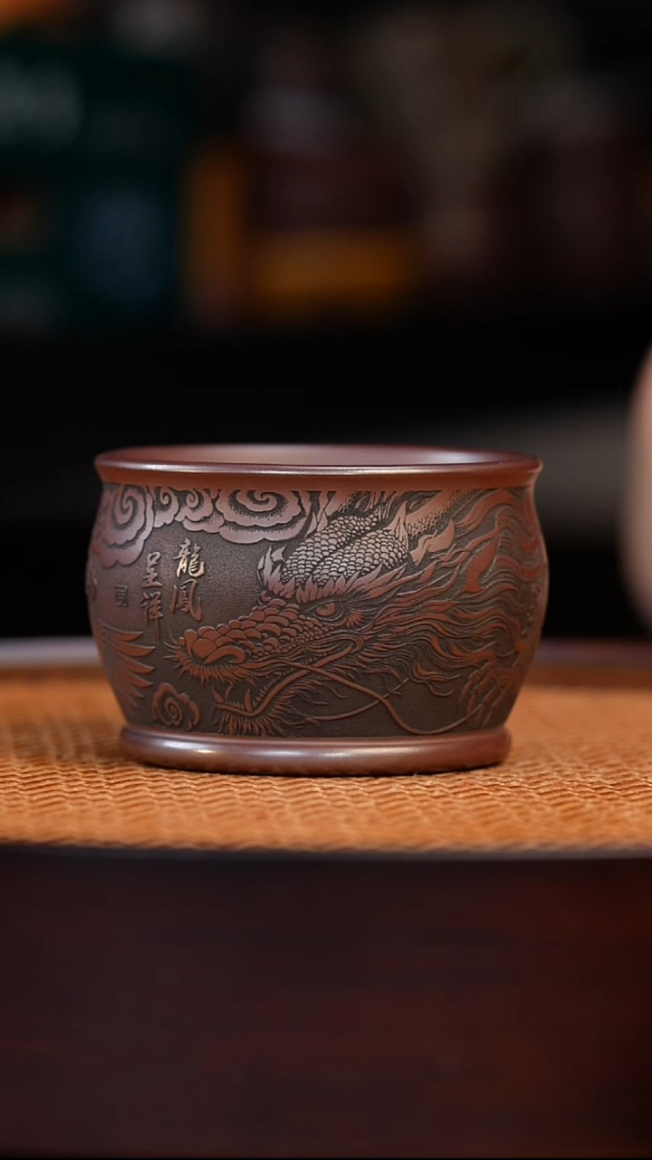 茶杯紫砂/宜兴全手工紫砂杯